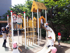 すべり台楽しい